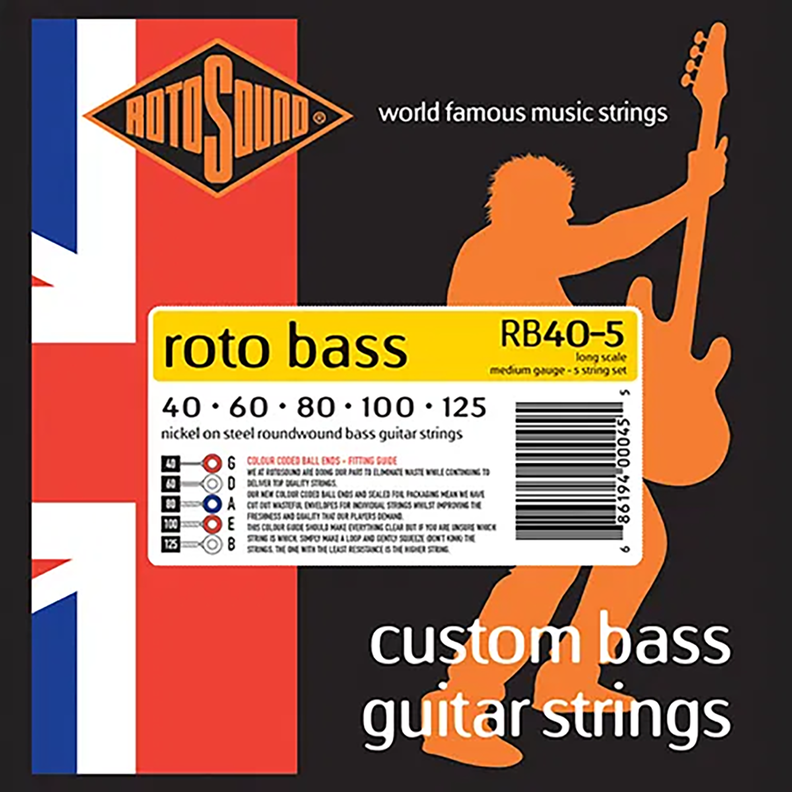 Set Bajo Eléctrico Roto Bass Rb40-5-0