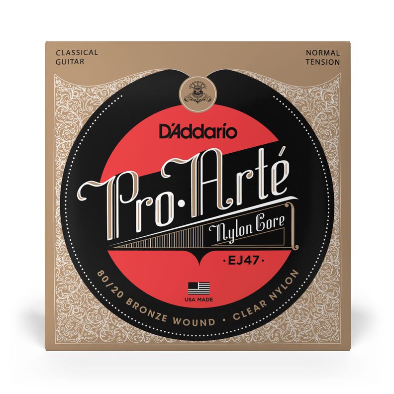 Set de cuerdas 80/20 Guitarra Clásicas Pro-Arté EJ47 Normal Daddario-1