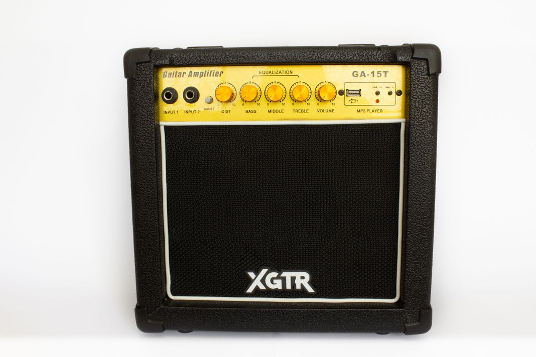 Amplificador XGTR de guitarra eléctrica 15W GA-15T-0