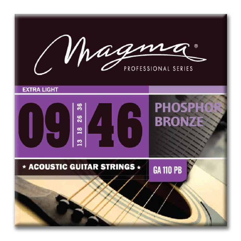 Set Cuerdas Guitarra Acustica GA110PB Magma-1