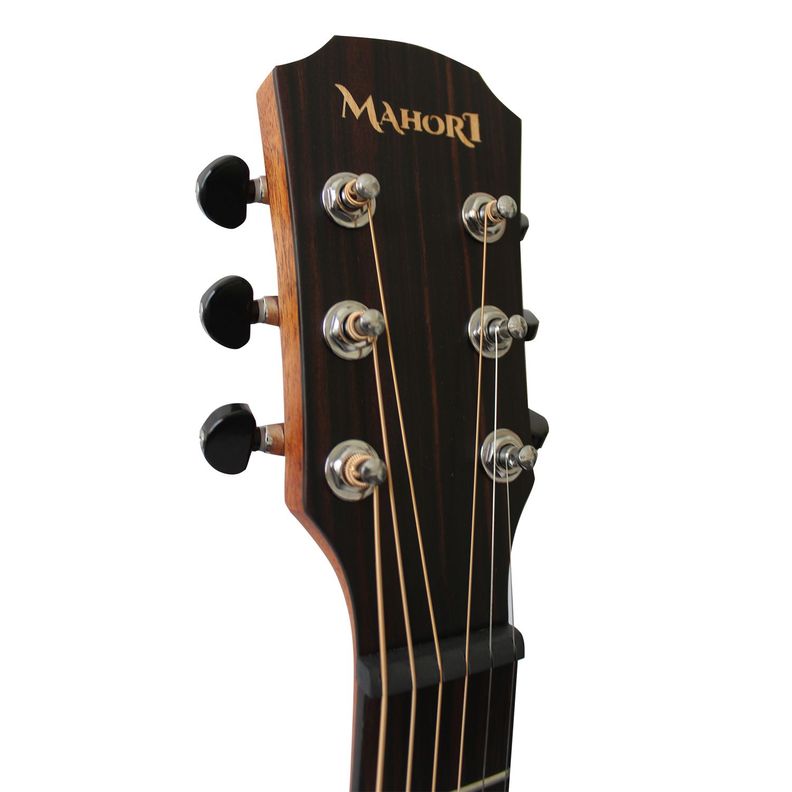 Guitarra Travel Mahori Solid Koa MAH-3603EQ + Funda-2