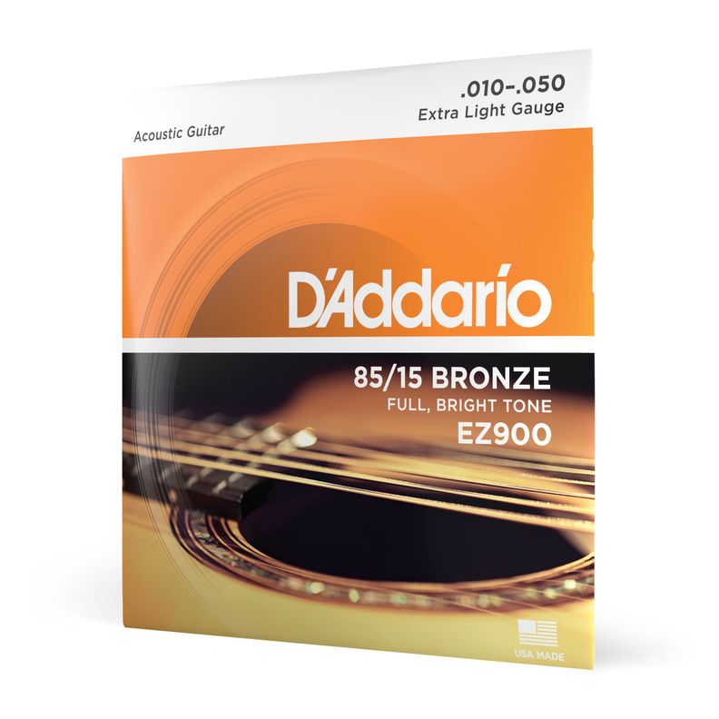 Set Cuerdas Guitarra Acustica 10-50 EZ900 Daddario Bronce
