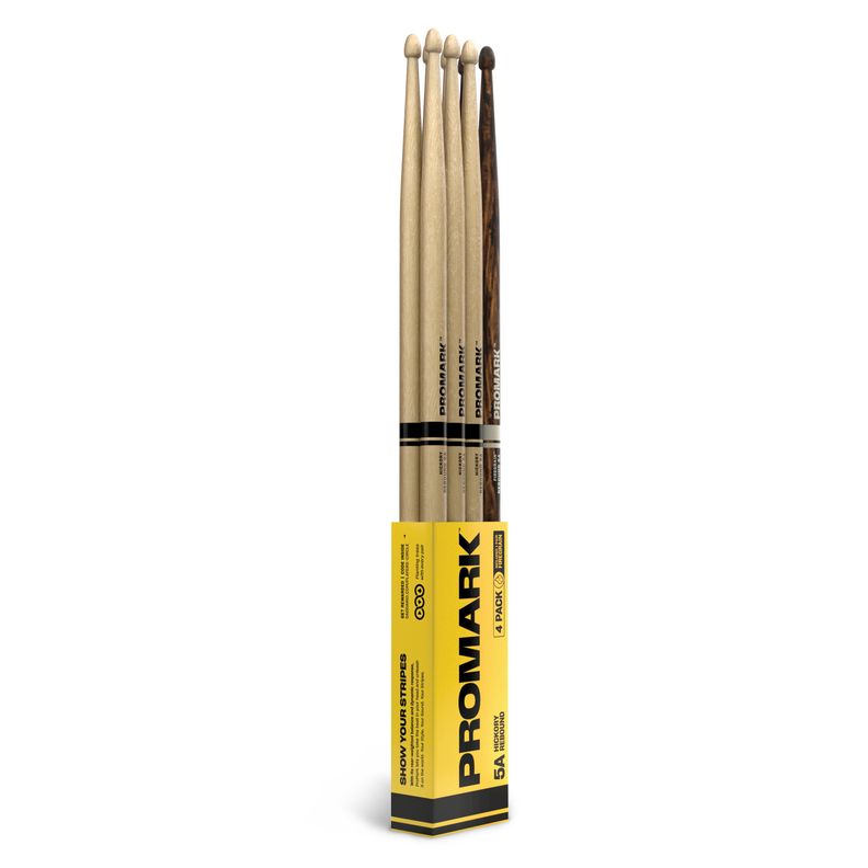 Baquetas 5A Madera Hickory FG 4P Pro Mark-0