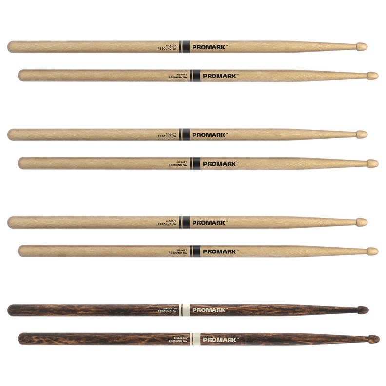 Baquetas 5A Madera Hickory FG 4P Pro Mark-1