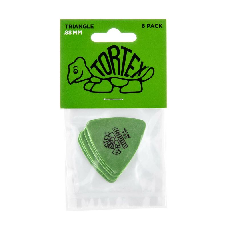 Uñetas Dunlop Tortex 431 Triangle 0.88 pack 6un-2