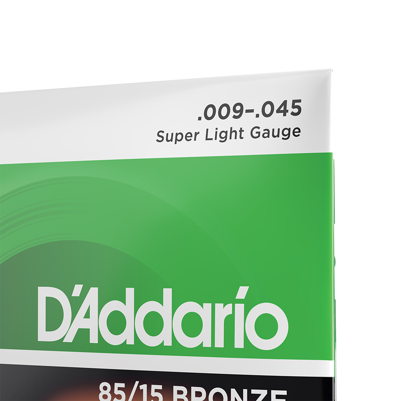 Set de cuerdas Guitarra Acústica 85/15 Sup Lite EZ890 Daddario-3