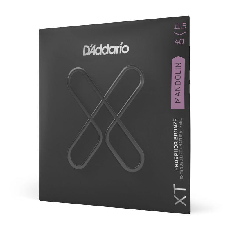 Set Cuerdas Mandolina 11,5-40 XTM11540 Daddario Plateado Metalico