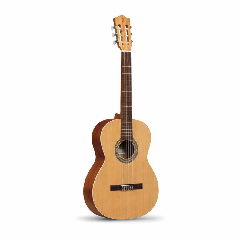 Guitarra Clasica Z Nature+Funda 4/4 10 Mm Alhambra Beige Natural