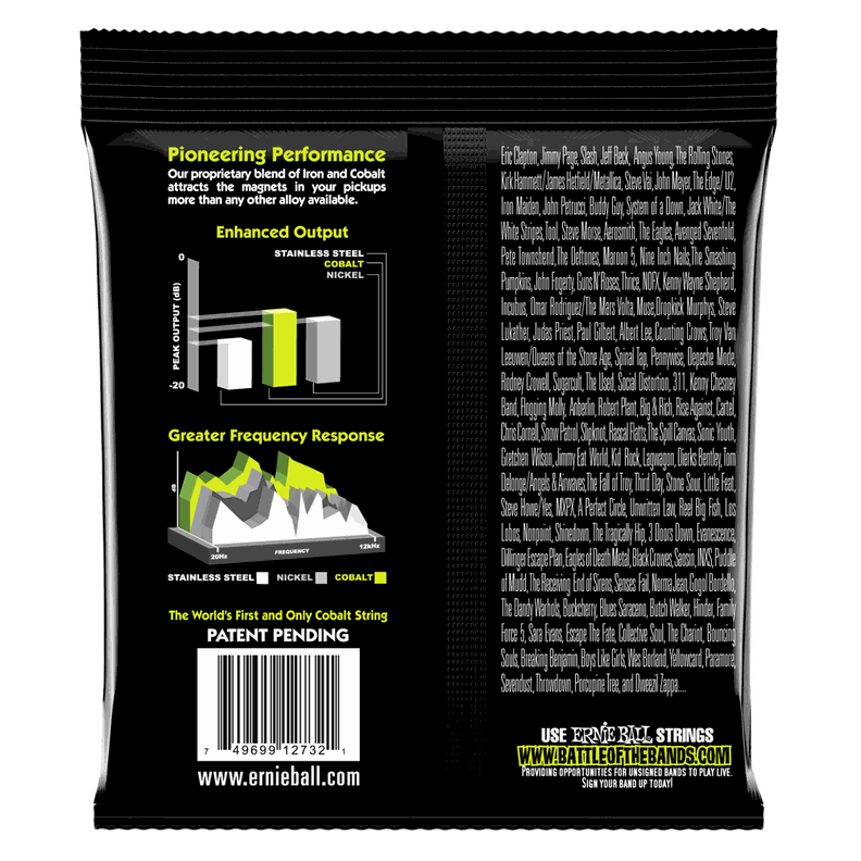 Cuerdas Bajo Eléctrico Slinky Cobalt 50-105 Ernie Ball 2732-1