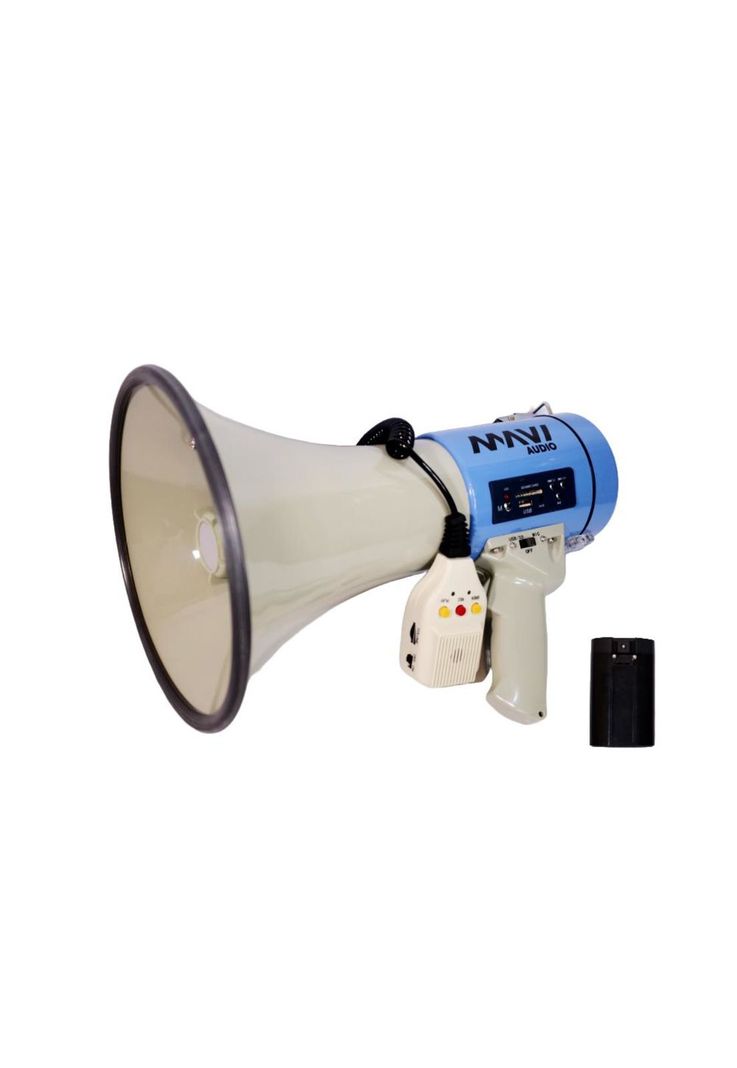 Megáfono Con Mic De Mano + Batería 50W Mavi-1