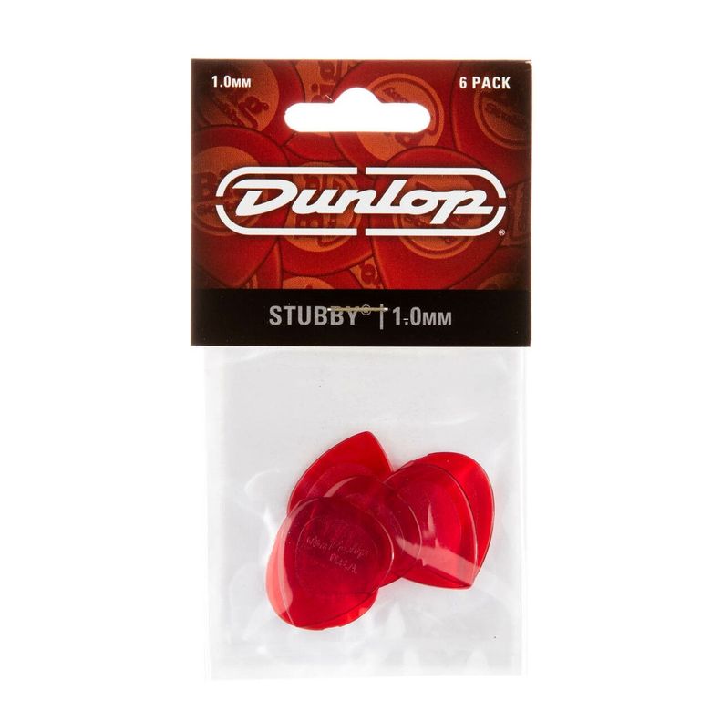 Uñetas Dunlop 474 Stubby Jazz Pick 1.0 pack 6-1