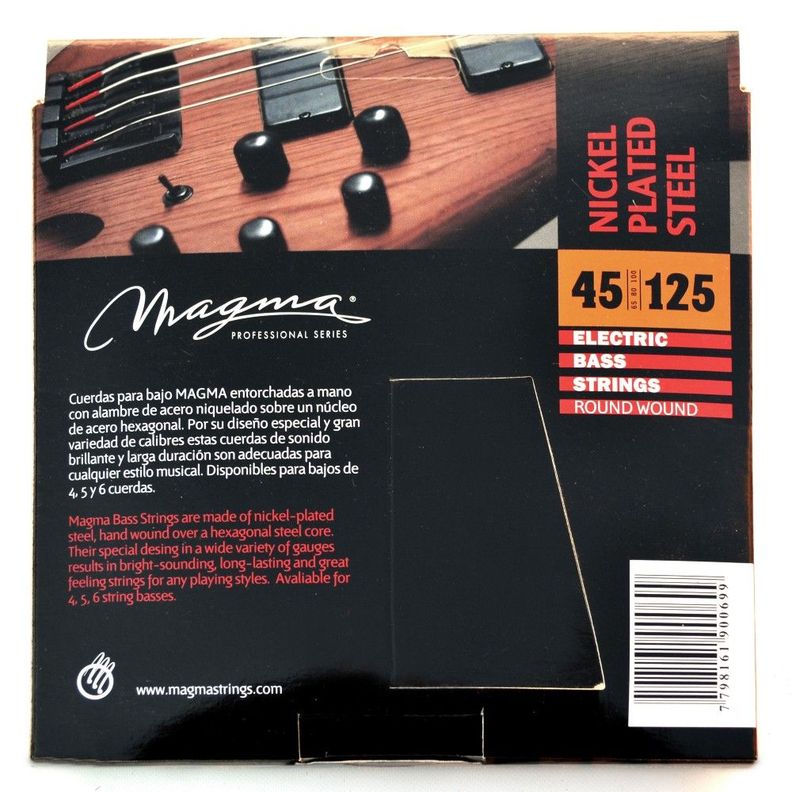 Set de Cuerdas Bajo Eléctrico BE165N Magma-1