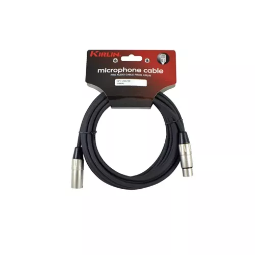 Cable Microfono Kirlin Serie C Xlr 3M Mpc-280-3 Negro