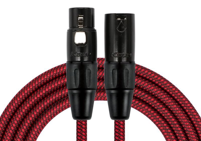Cable microfono estandar XLR 6M Rojo MWC-270PB-6-RDA Kirlin