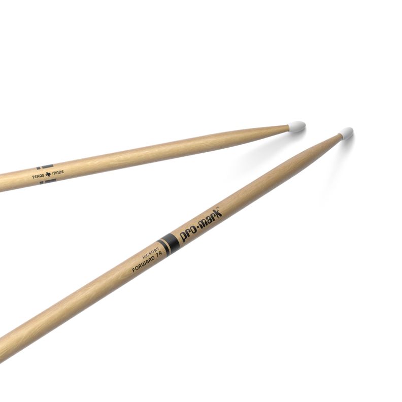 Baquetas 7A Nylon Hickory Forward Pro Mark-0