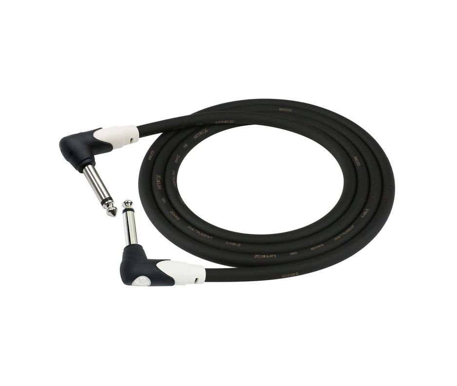 Cable Instrumento Estandar angulo 6M Plug Lgi-203-6BK Kirlin Negro