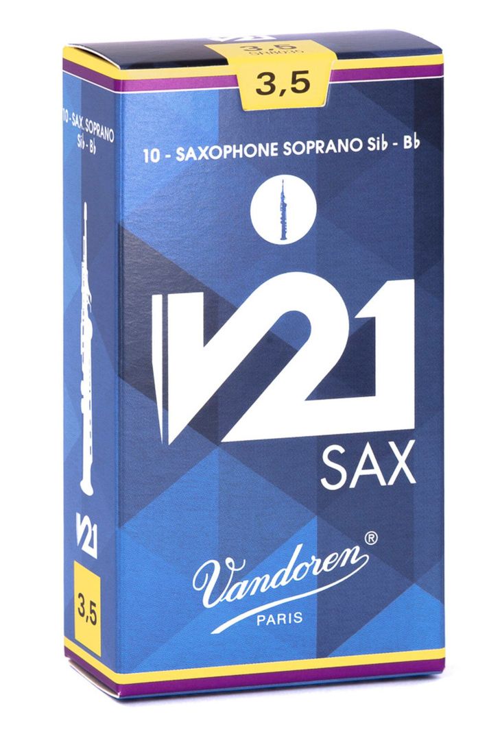 Caja de canas Saxo Soprano V21 N. 3.5 SR8035 Vandoren Cafe