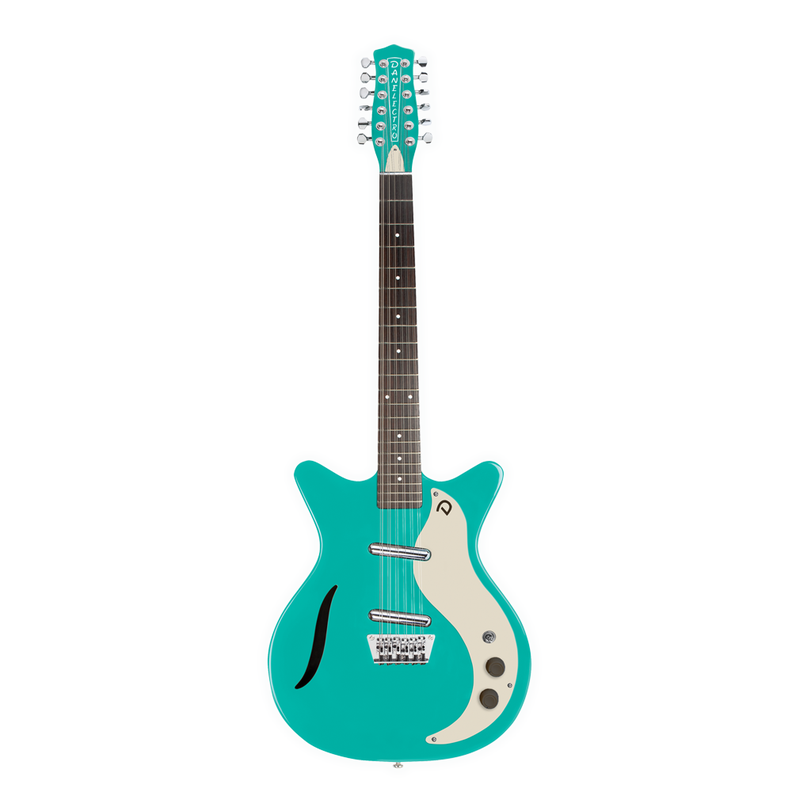 Guitarra Electrica Danelectro Vtg 12 Cuerdas - Dark Aqua Turquesa