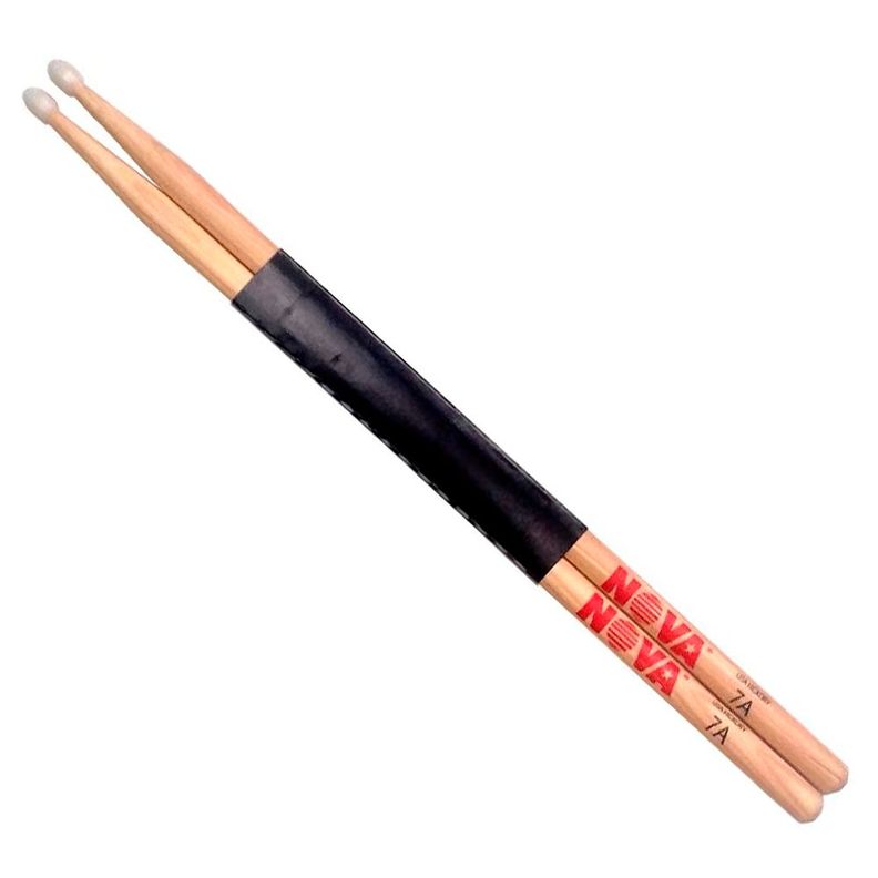 Baqueta Vic Firth 7A Nova Punta de Nylon Beige Natural