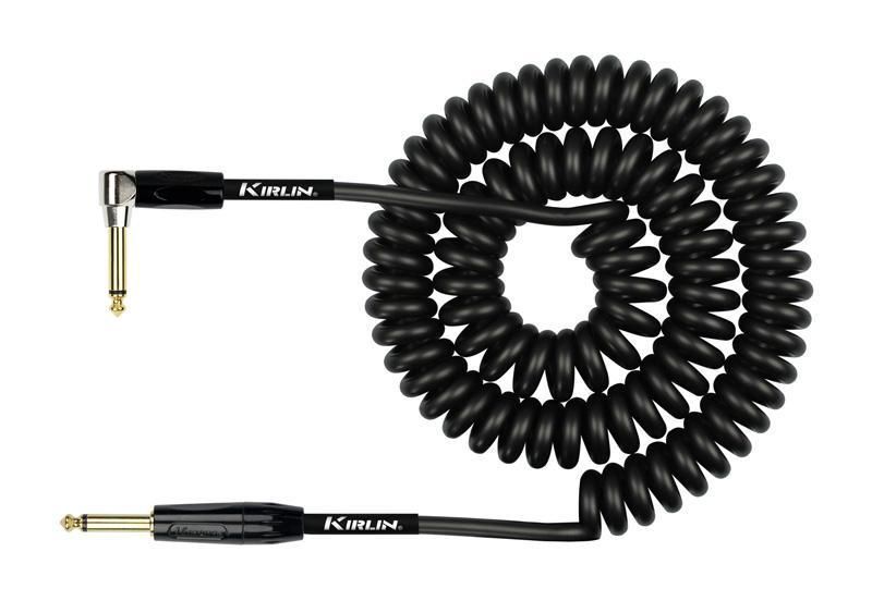 Cable Instrumento Premium Coil 10M IPK-222BFGL-10-bke Kirlin Negro
