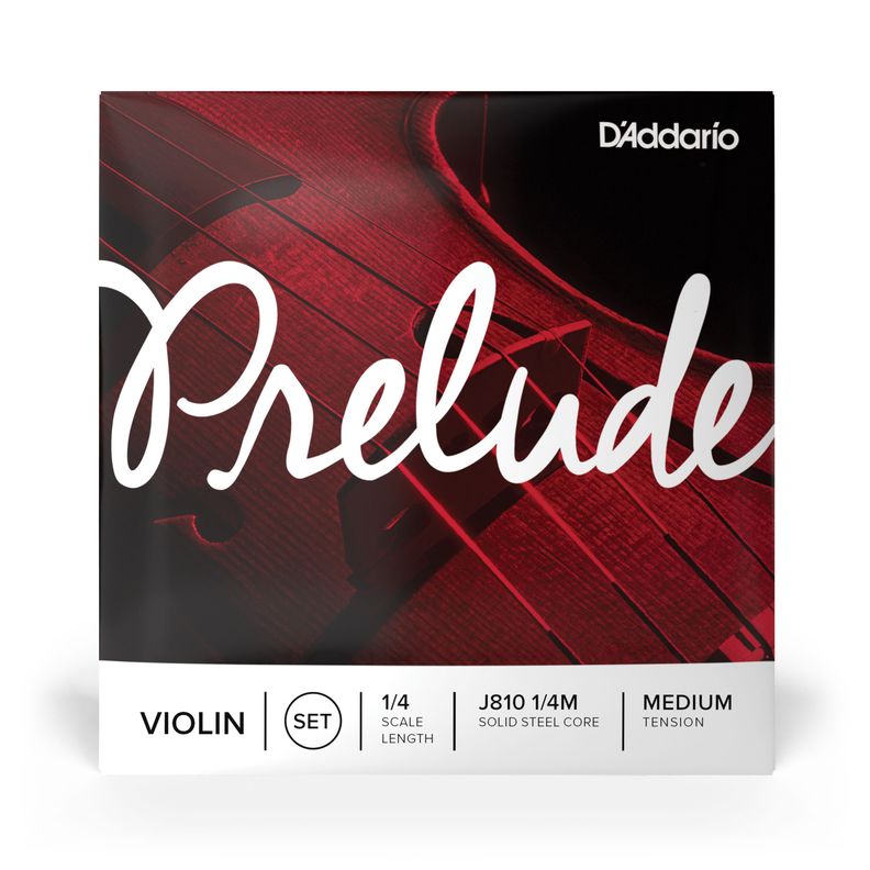 Set de cuerdas Violín 1/4 Prelude J810 1/4M Daddario-1