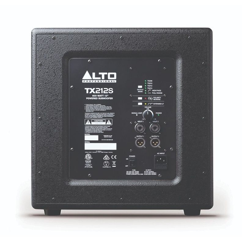 Sub Bajo Activo 12" 900w TX212S Alto Professional-4