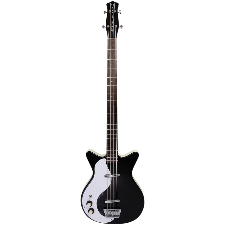 Bajo eléctrio Danelectro 59Dc Long scale Lefty Black-0