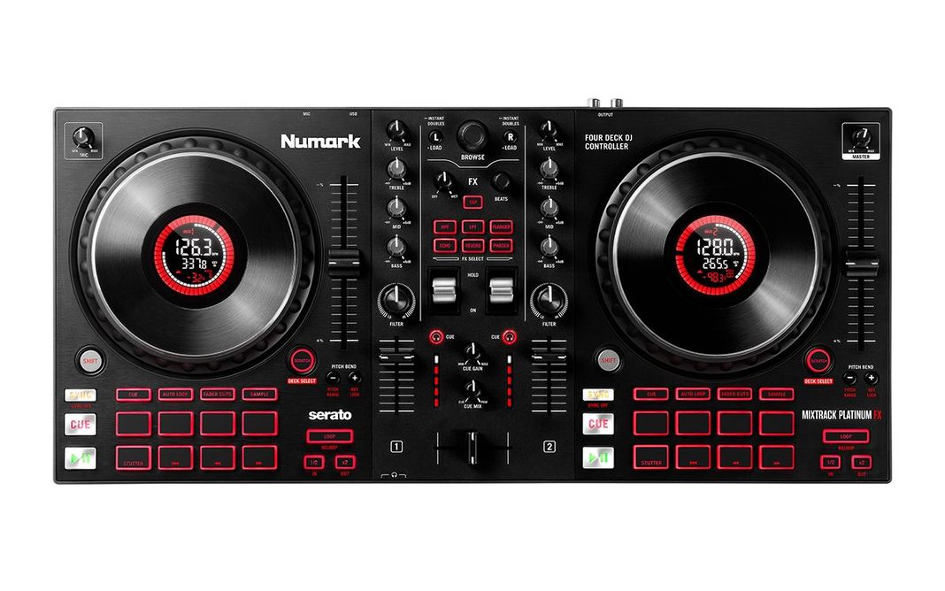 Controlador Dj Mixtrack Platinum Fx - Numark Negro