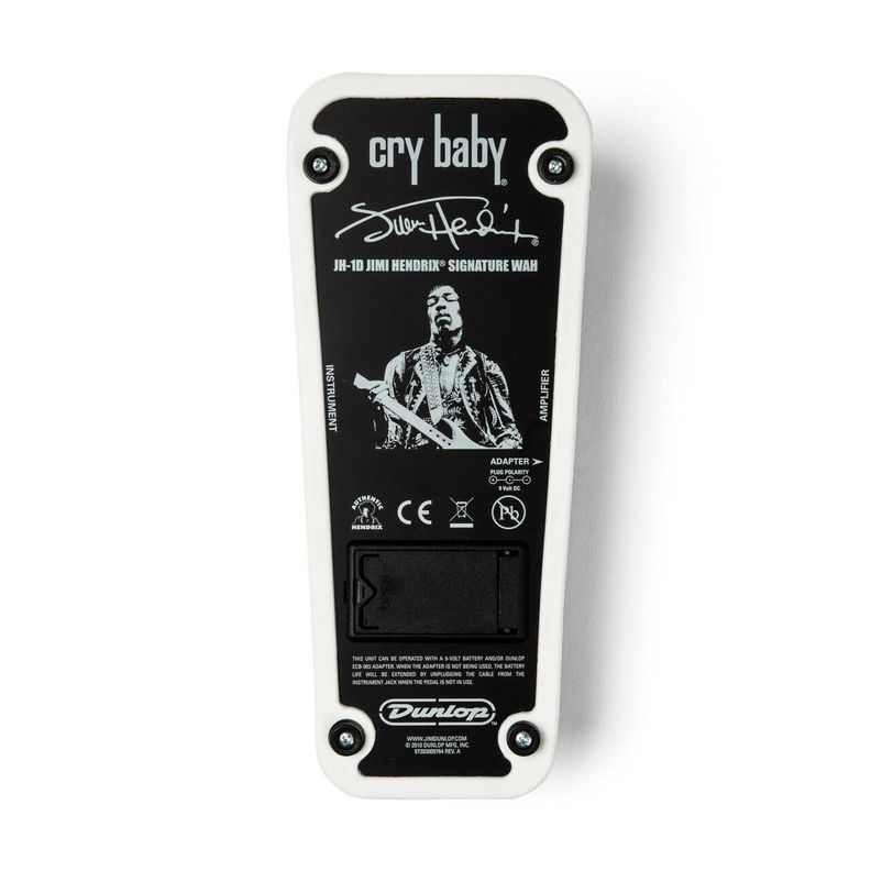 Pedalera Dunlop Jimi Hendrix Cry Baby Wah JH1D-3