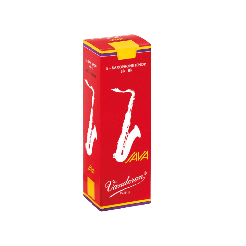 Cajas de cañas Saxo Tenor JAVA RED Nº2.0 SR272R Vandoren-0