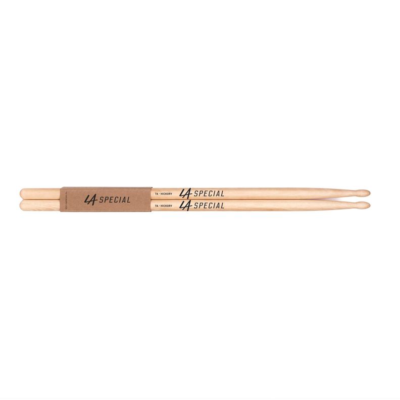 Baquetas 7A Madera LA Spec LA Logo Pro Mark-1