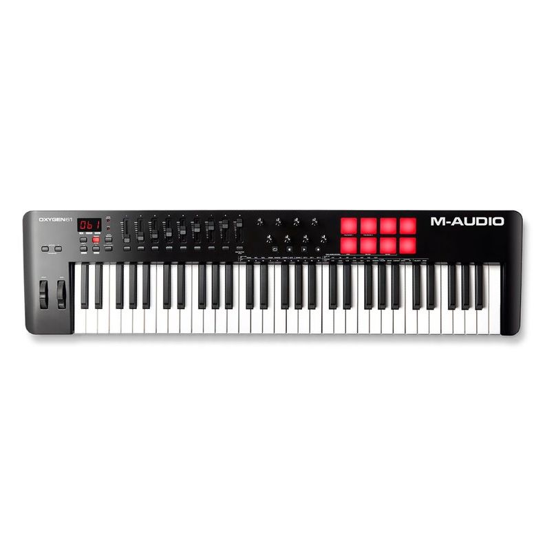 Controlador Midi Oxygen 61 Mkv M-Audio Negro