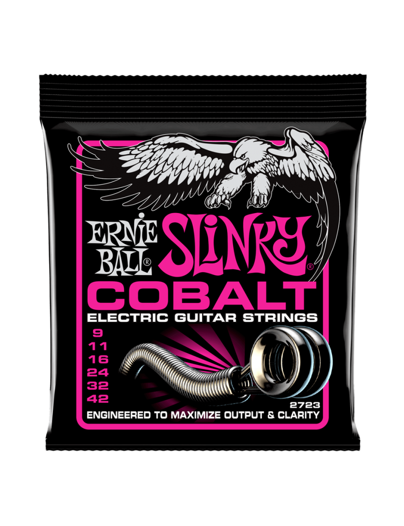 Set de Cuerdas Ernie Ball Guitarra Eléctrica Super Slinky Cobalto 9-42 2723-0