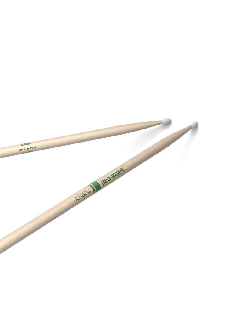 Baquetas 7A Raw Nylon Hickory Forward Pro Mark-1
