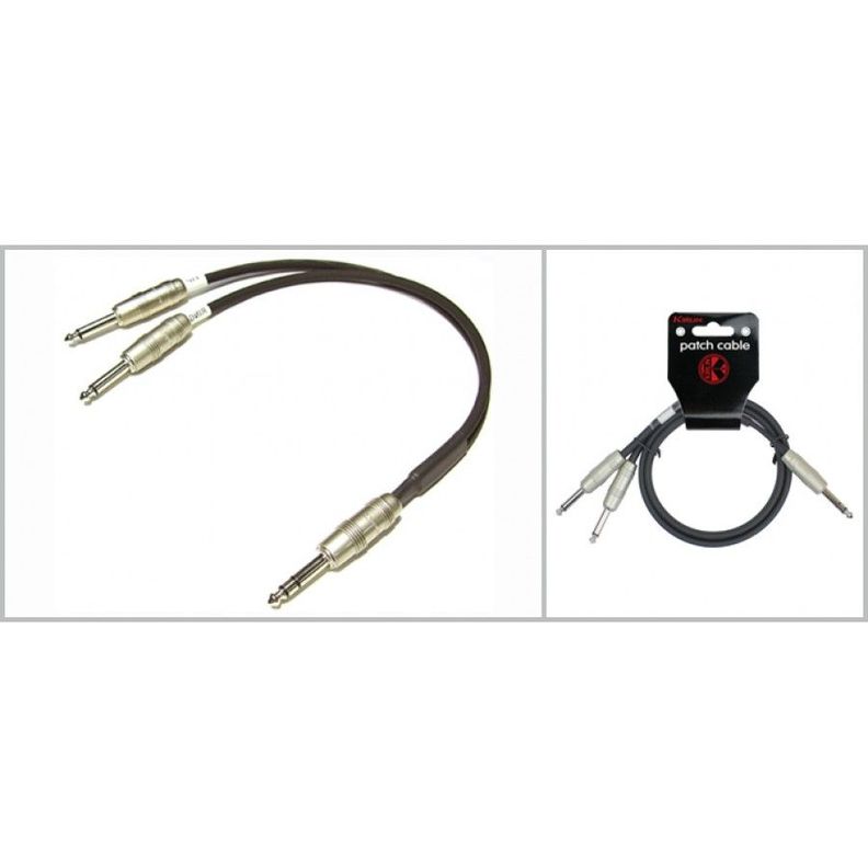 Cable Y Plug Stereo-2Plug 1M Y-336Pr-1M-0