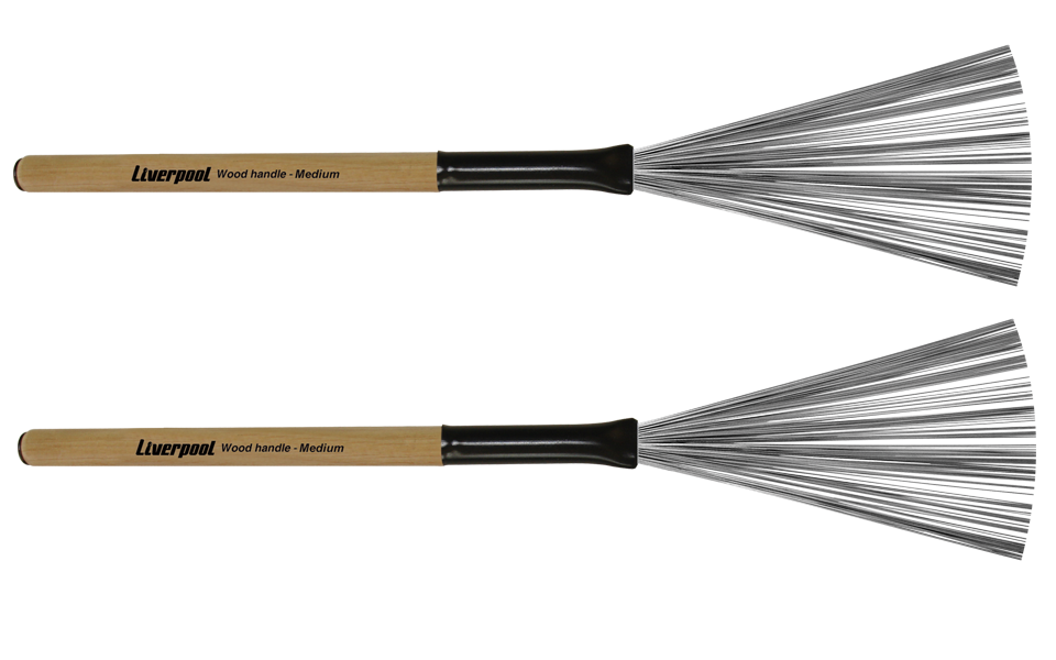Baqueta Plumilla para Batería Liverpool Mediano Mango Madera VA-186-0
