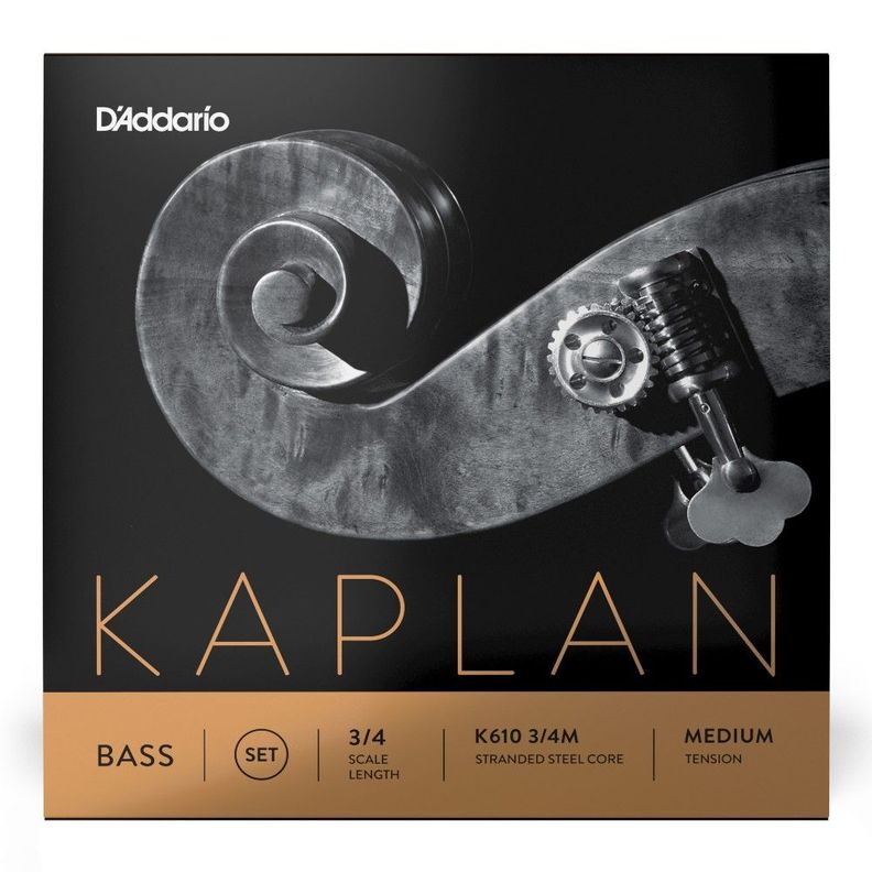 Set cuerdas contrabajo a escala K610 3/4M Kaplan Daddario-0