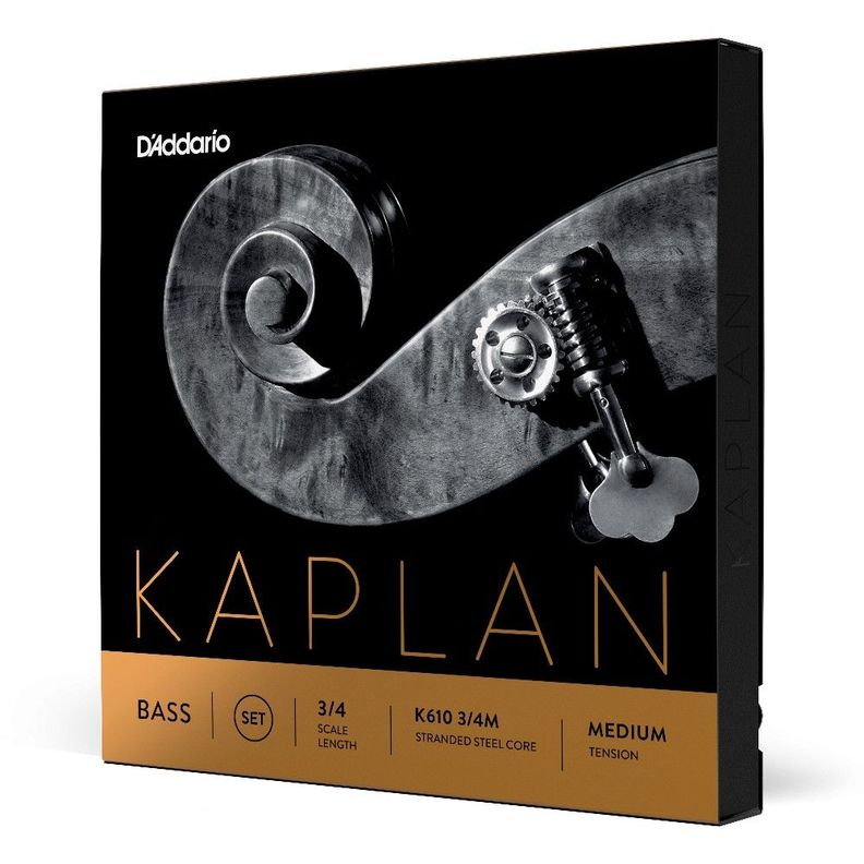 Set cuerdas contrabajo a escala K610 3/4M Kaplan Daddario-1
