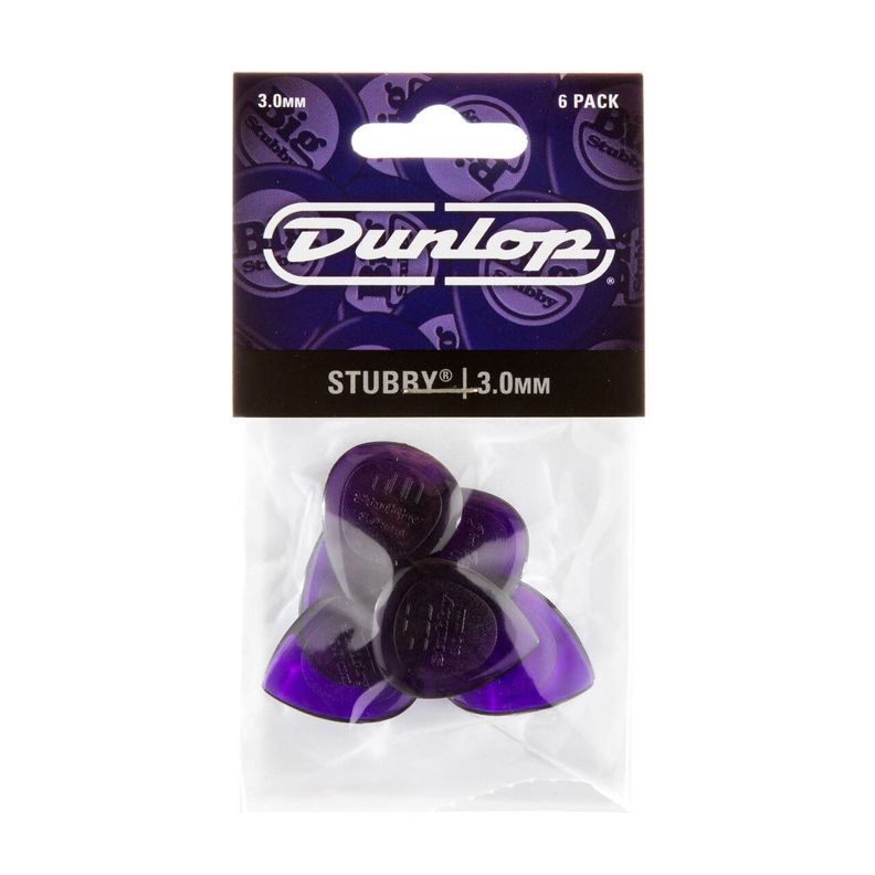 Uñetas Dunlop 474 Stubby Jazz Pick 3.0 pack 6-2