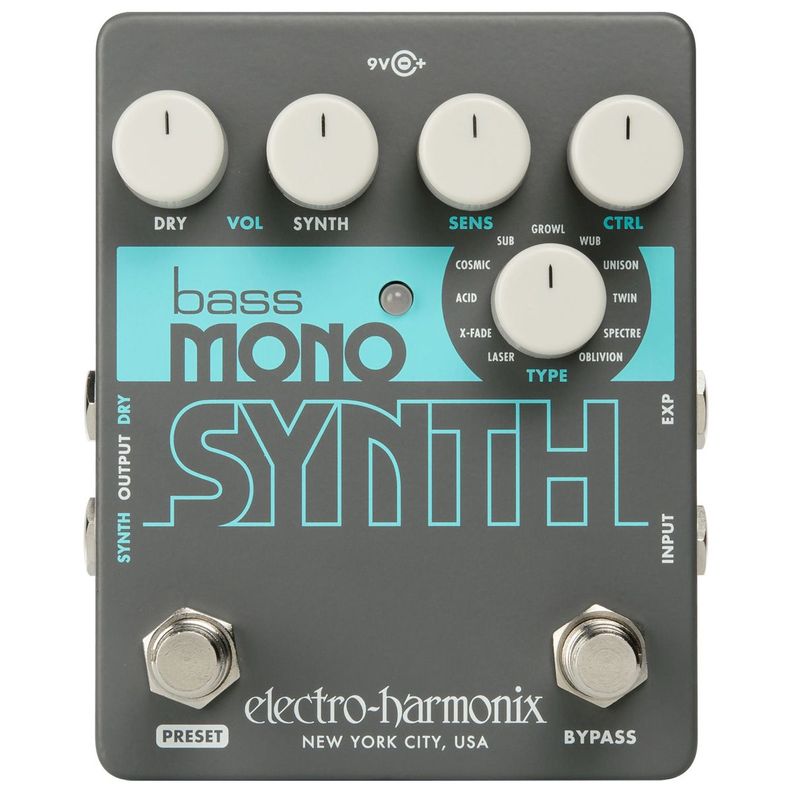 Pedal Sintetizador de Bajo Mono Synth Electro Harmonix-0