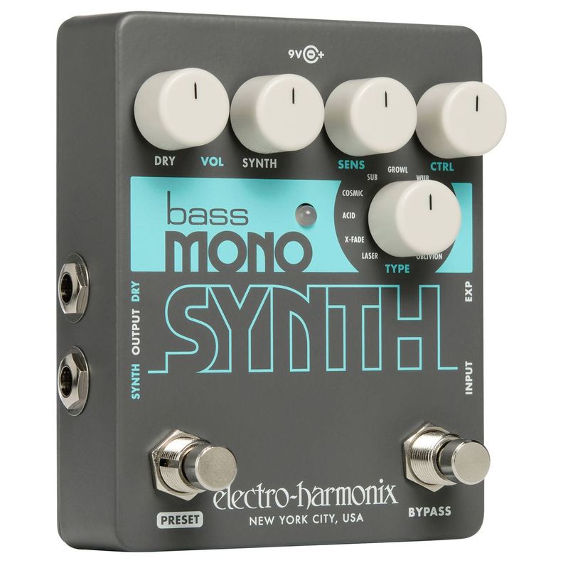 Pedal Sintetizador de Bajo Mono Synth Electro Harmonix-1