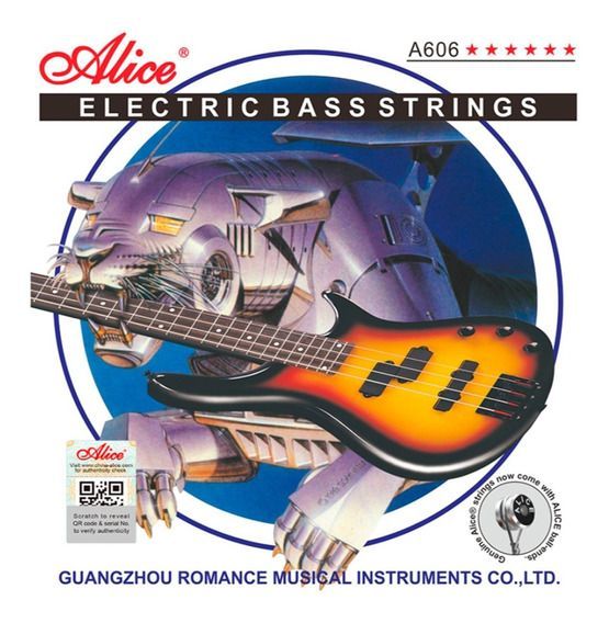 Cuerdas Bajo Eléctrico Alice A606M-0