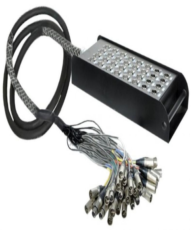 Cable Multipar 45 Mt - 24 Canales - 4 Envios Mtb-2801 Negro