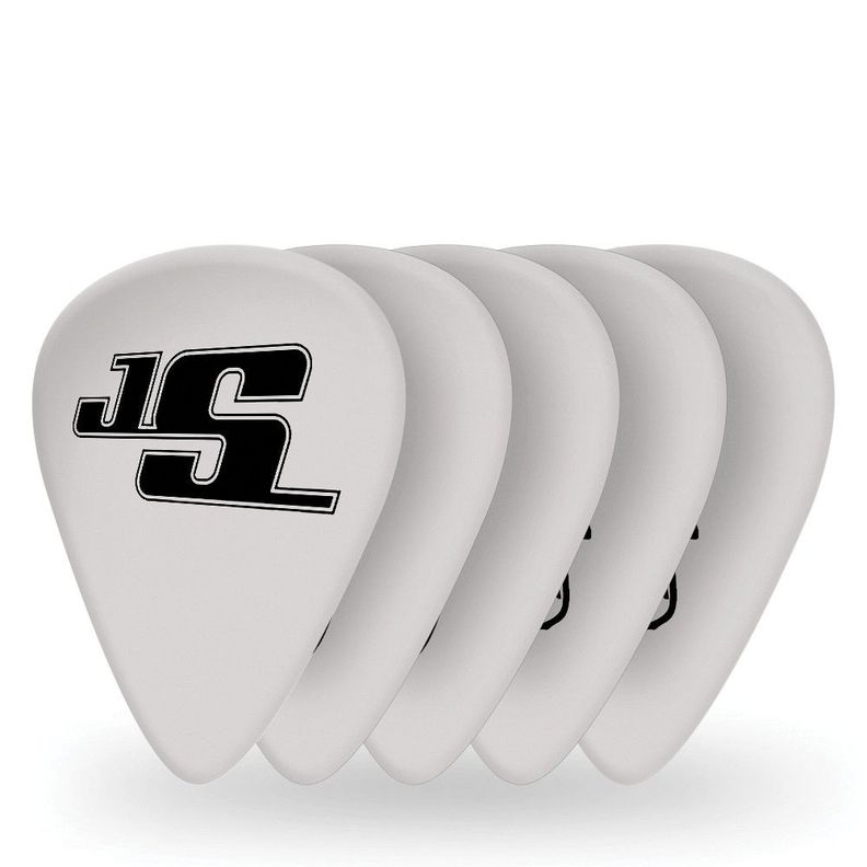 Uñetas 10 pack Satriani White Medium UA 1CWH4-10JS Daddario-0