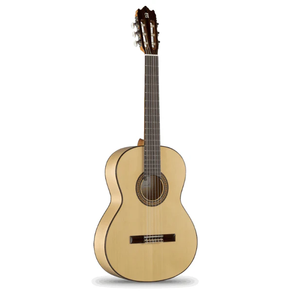 Guitarra Clasica 3F C/Golpeador+Funda 4/4 10Mm Alhambra Beige Natural