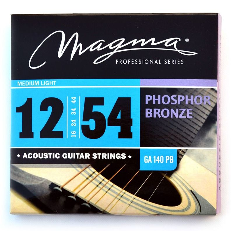 Set Cuerdas Guitarra Acustica GA140PB Magma-0