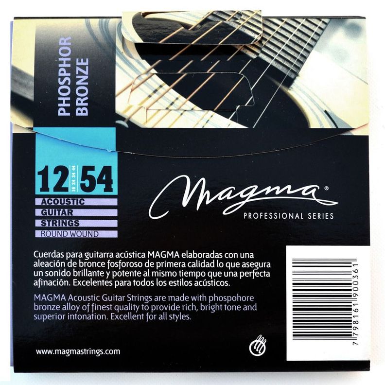 Set Cuerdas Guitarra Acustica GA140PB Magma-1
