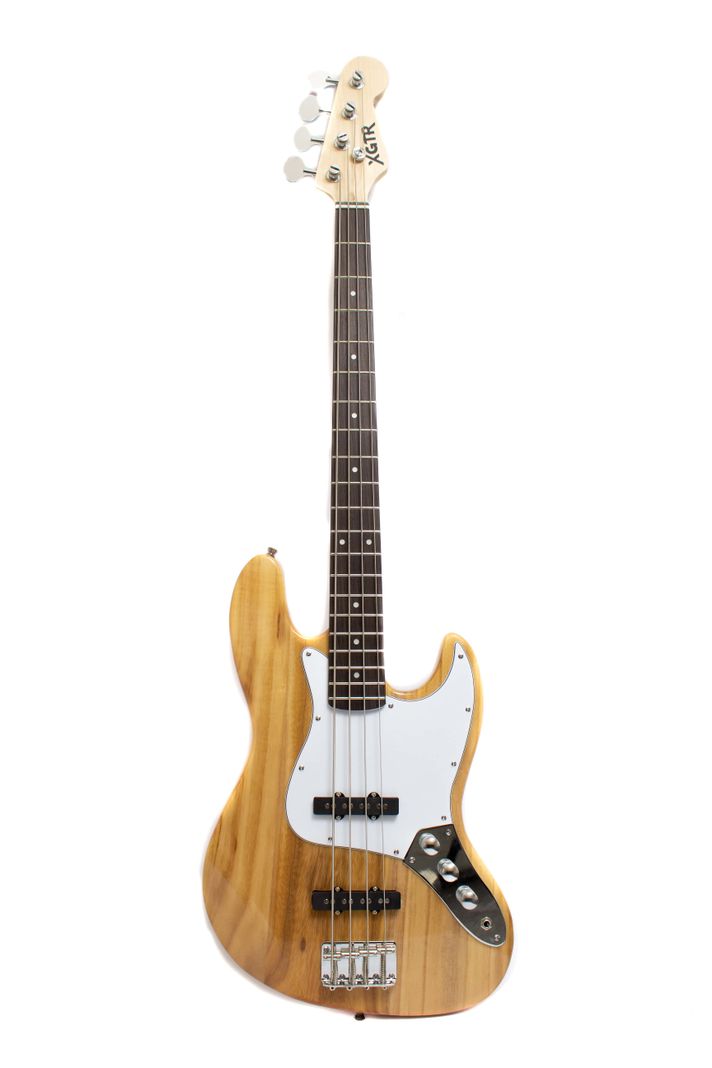 Bajo Electrico XGTR Jazz Bass Natural JB100-NT Beige Natural