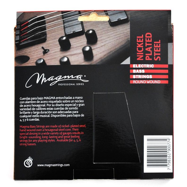 Set de Cuerdas Bajo Eléctrico BE175N Magma-1