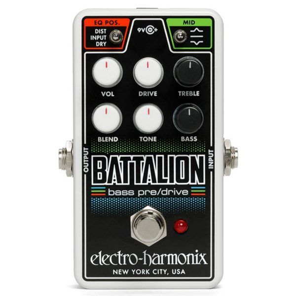 Pedal Preamp Bajo/Overdrive Nano Battalion Electro Harmonix-0